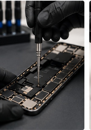 Reparatur am Smartphone